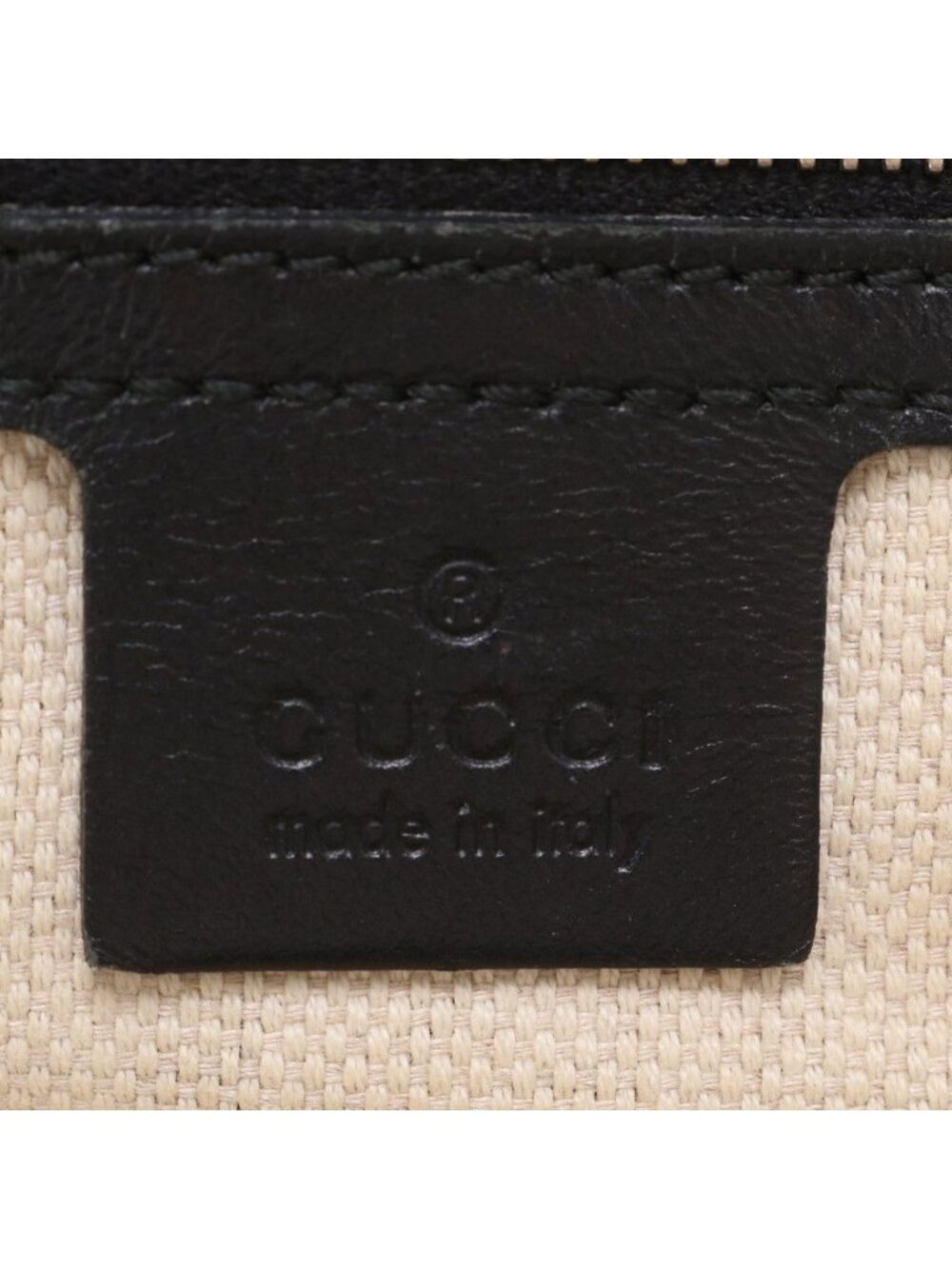 Gucci GG Canvas Leather Tote Shoulder Hand Brown - Picture 11 of 12
